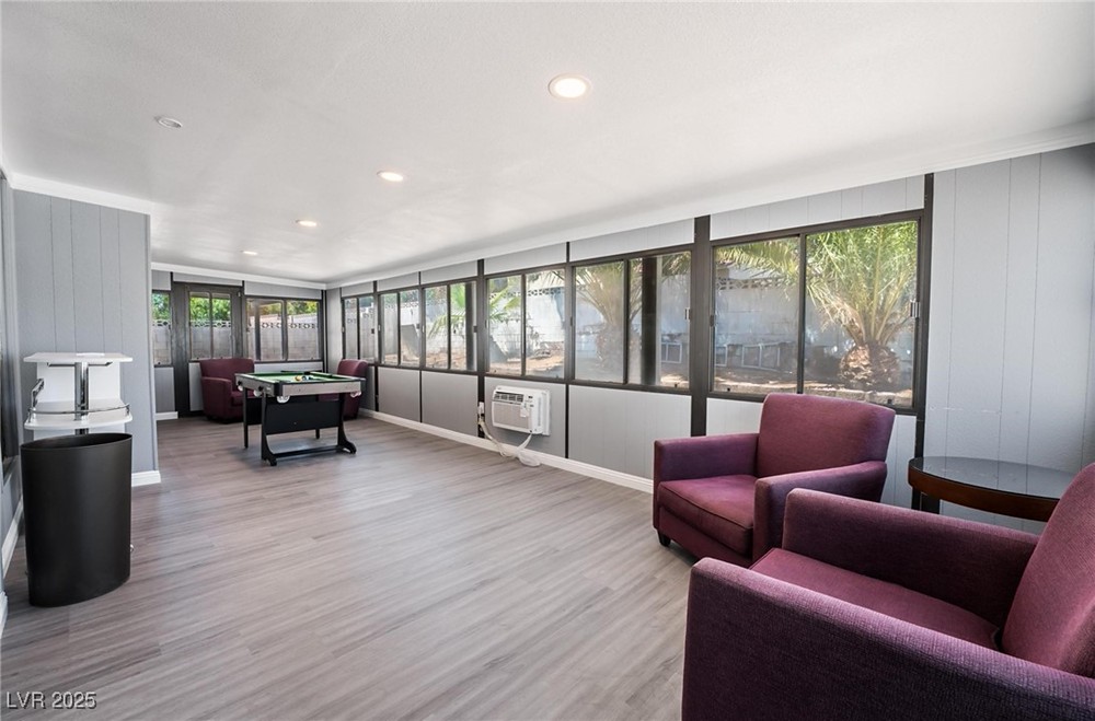 Sunroom common area at the Trudy Lane sober living home in Las Vegas